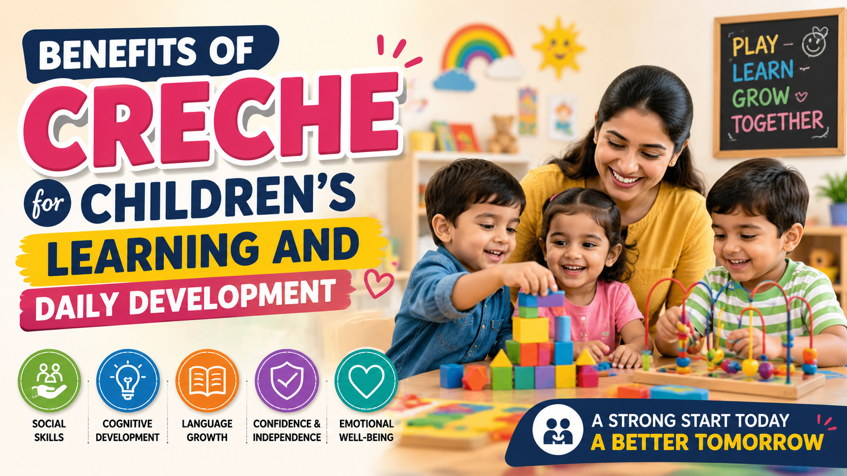Benefits of Creche for Children’s Learning and Daily Development for Kids