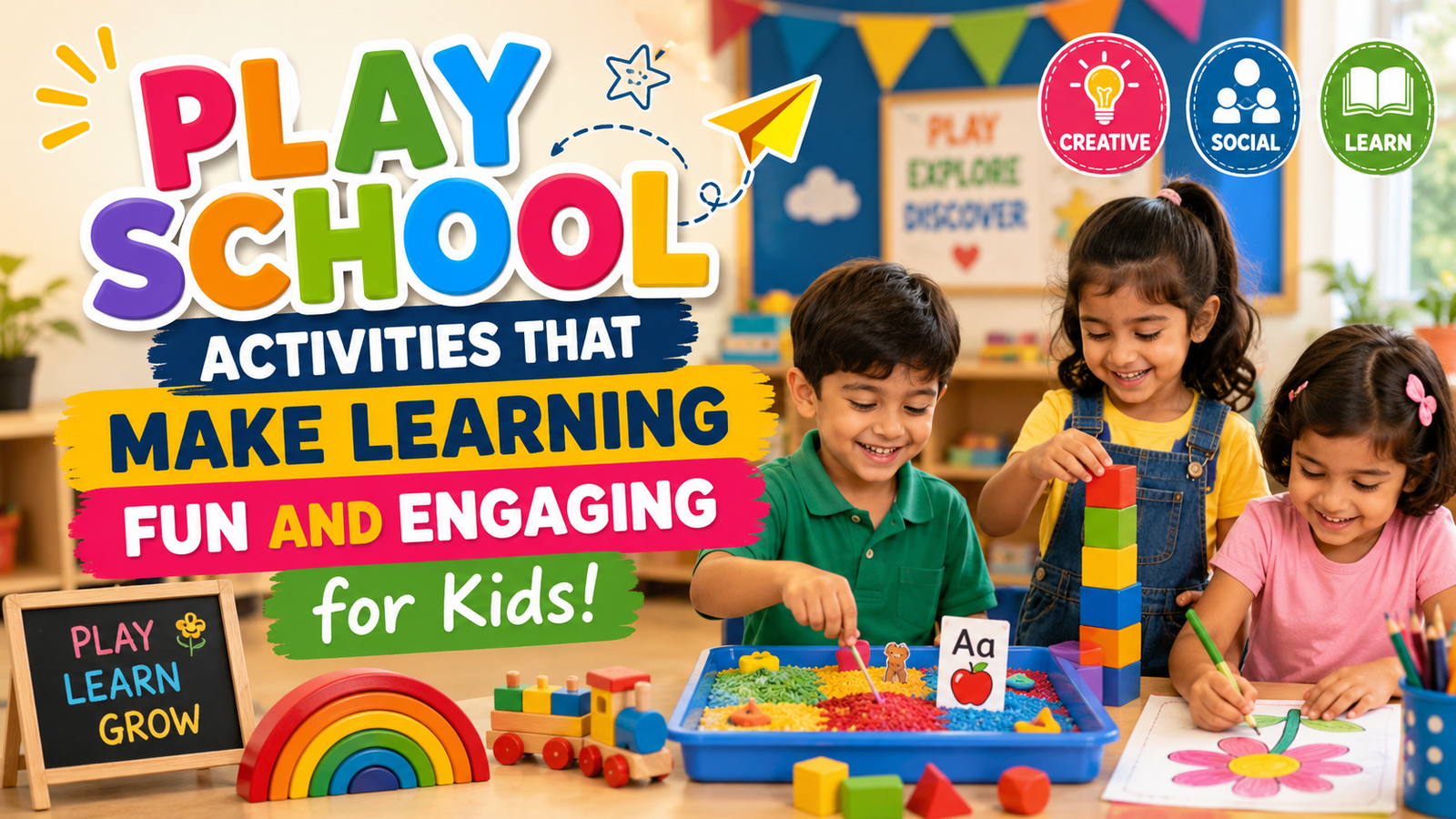 Play School Activities: That Make Learning Fun and Engaging for Kids