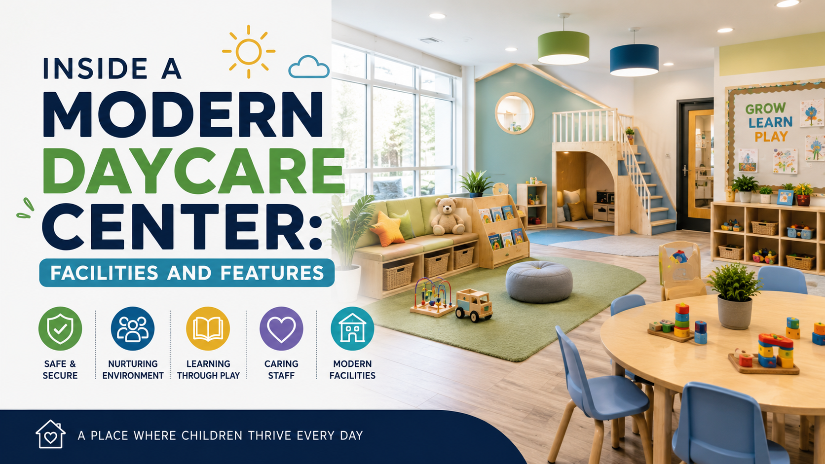Inside a Modern Daycare Center: Facilities and Features.
