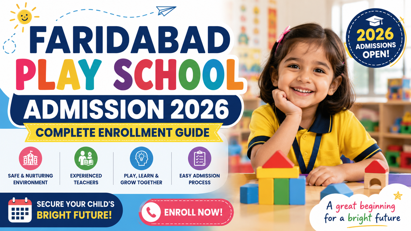 Faridabad Play School Admission 2026